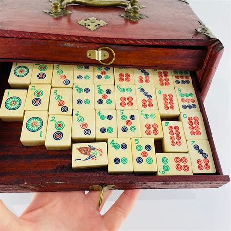 antique chinese mahjong sets